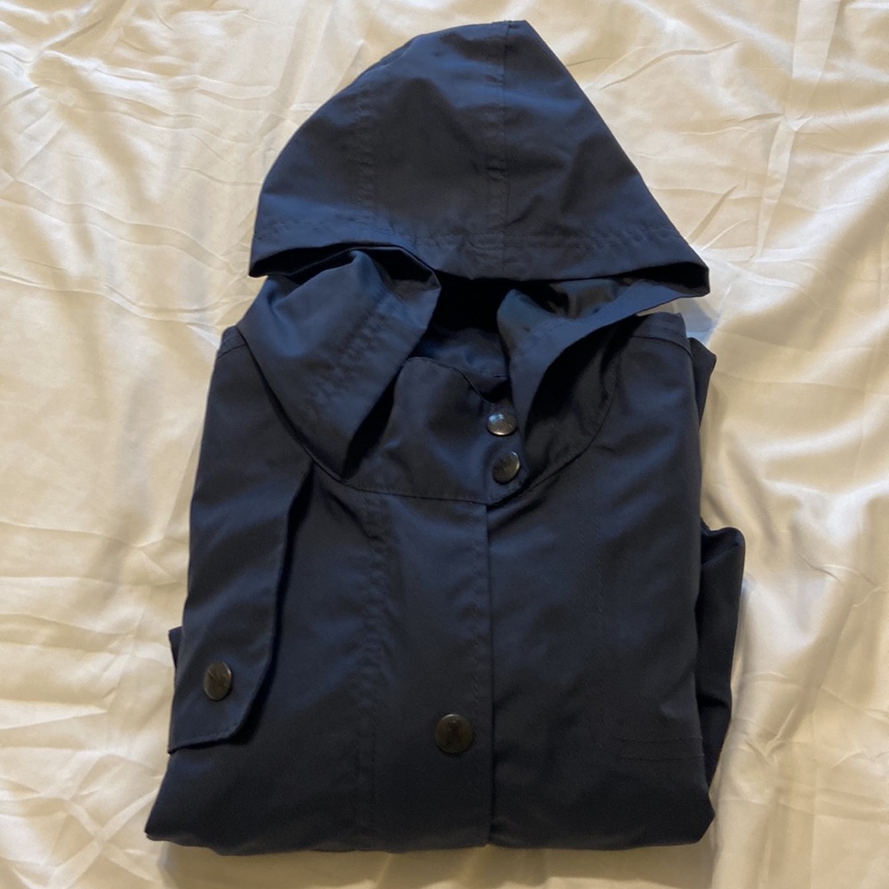 I Spiewak & Sons Womens SZ Med Utility/Rain Jacket w/hood Navy, EC, Durable! - Picture 17 of 17